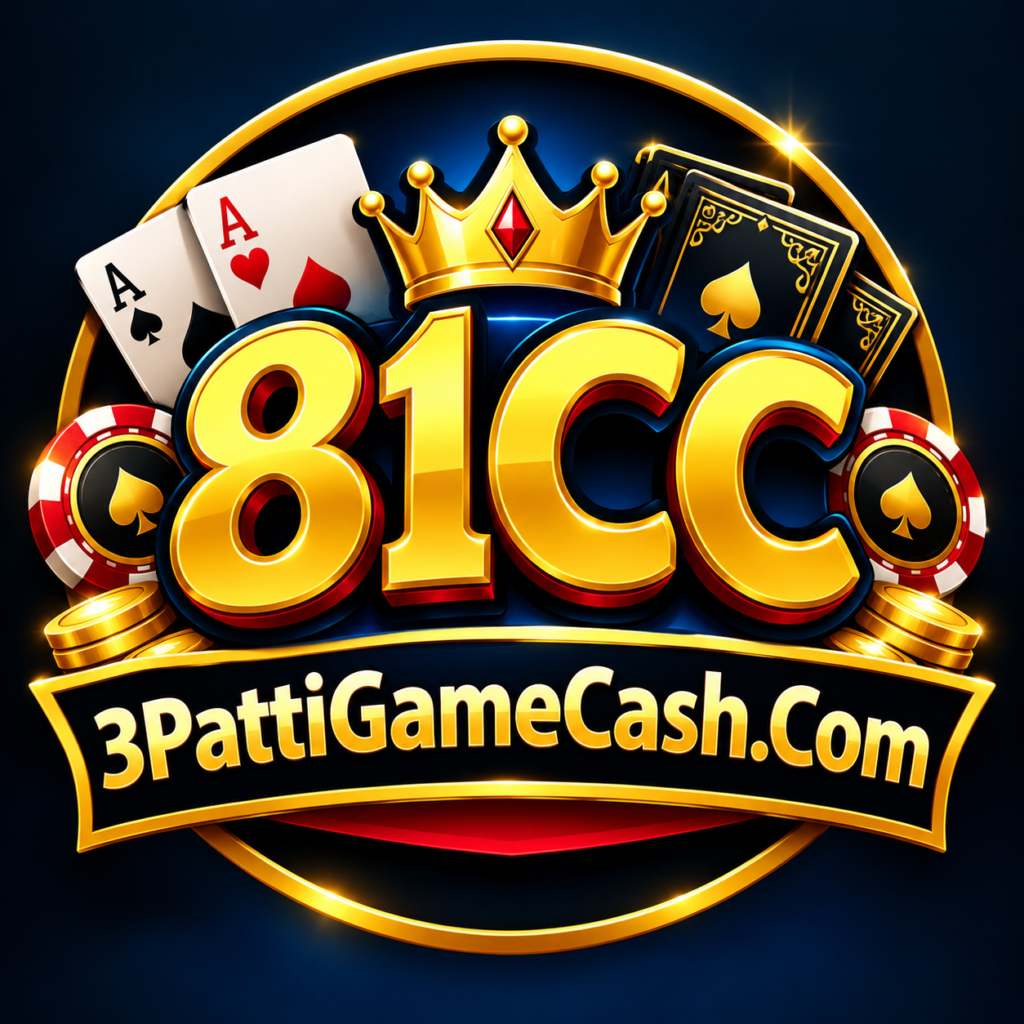 81CC Game logo with 3PattiGameCash.Com branding.