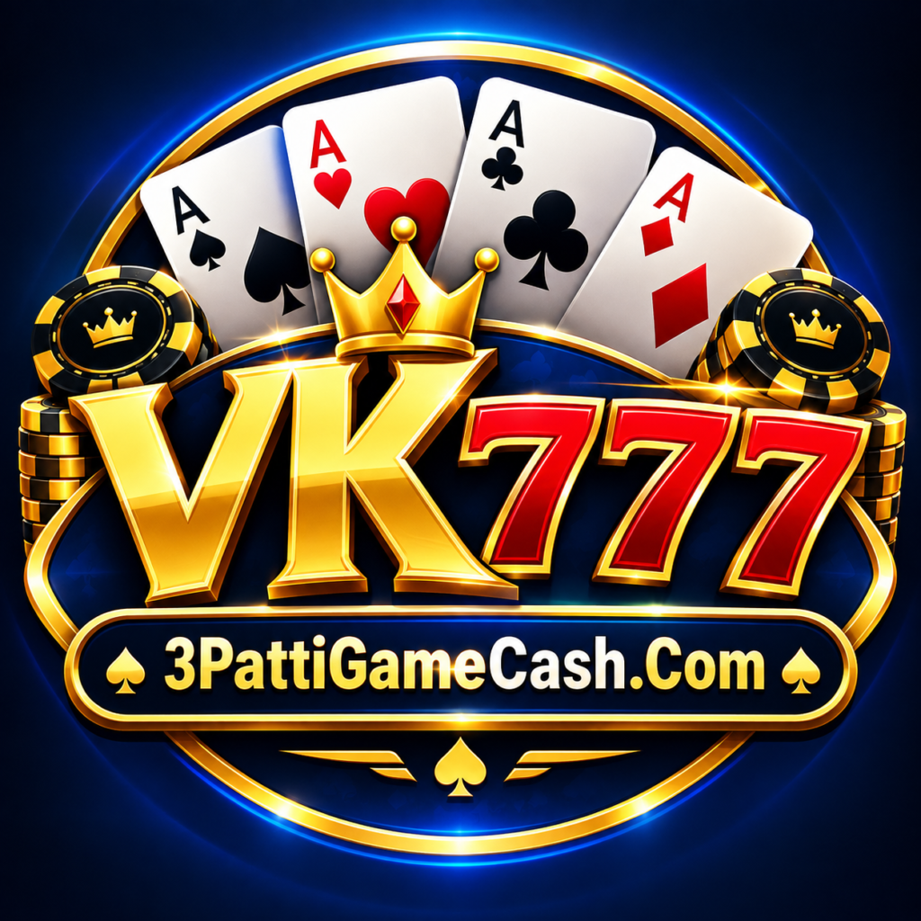 VK777 Game online gaming platform logo.