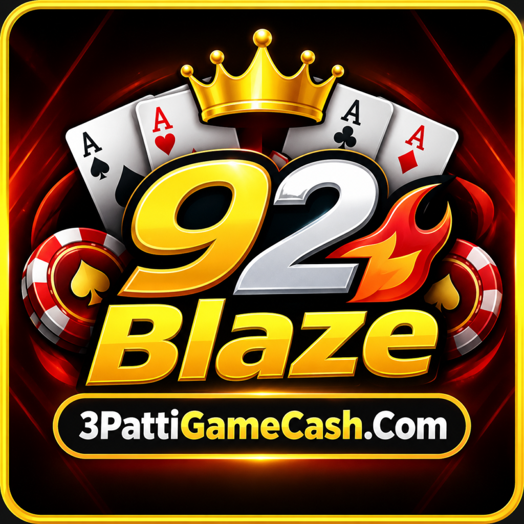 92Blaze game logo with a bold gaming design. 