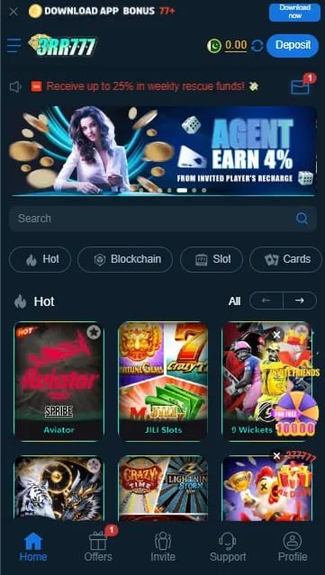 3RR777 game registration page with a secure signup form.