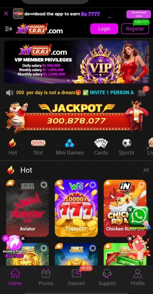 XF777 Game logo with premium gaming design