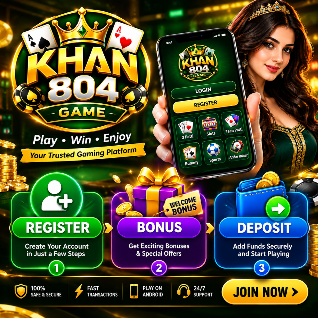 KHAN804 Game registration, bonus, and deposit guide for Android