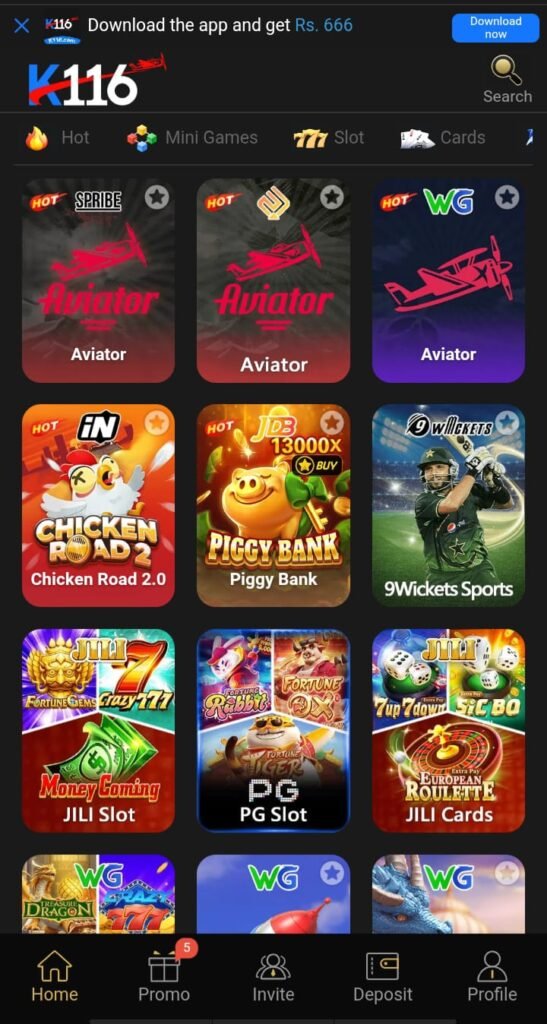 K116 Game Android gaming platform
