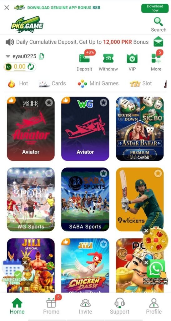 PK6 Game Best Gaminig Platform