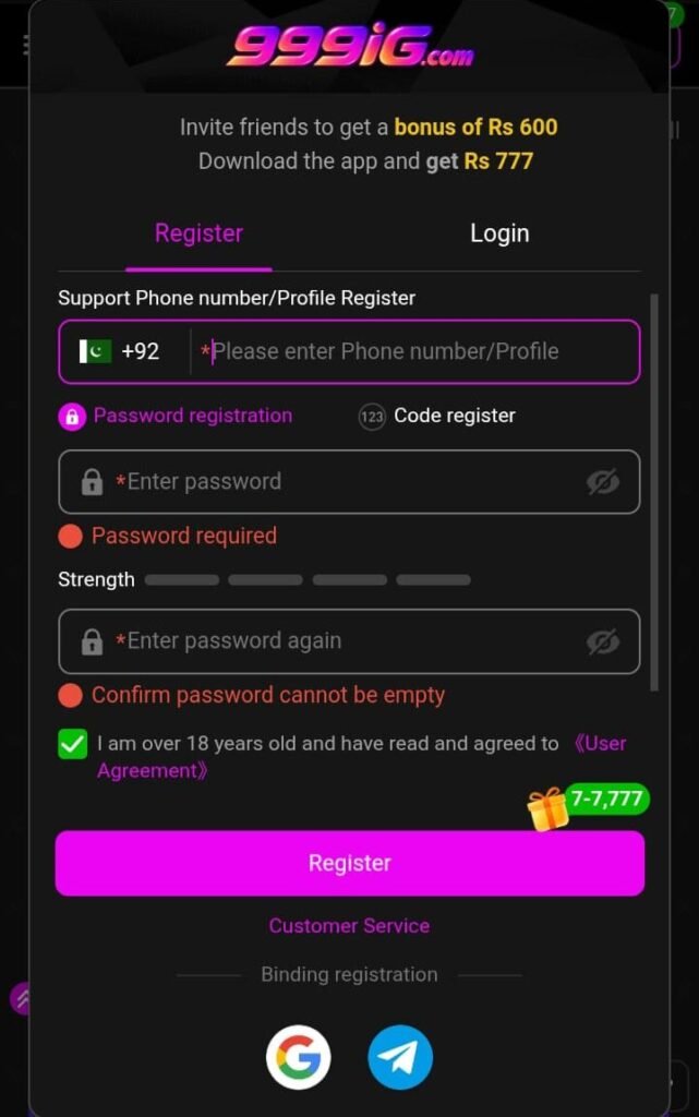 999IG Game Login and Registration Guide
